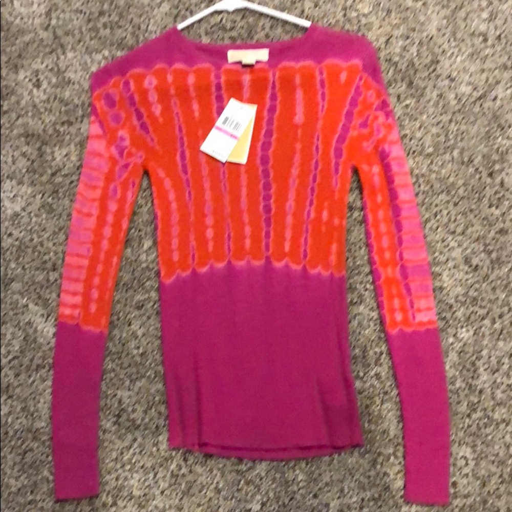 New Michael Kors Tye Dye Sweater